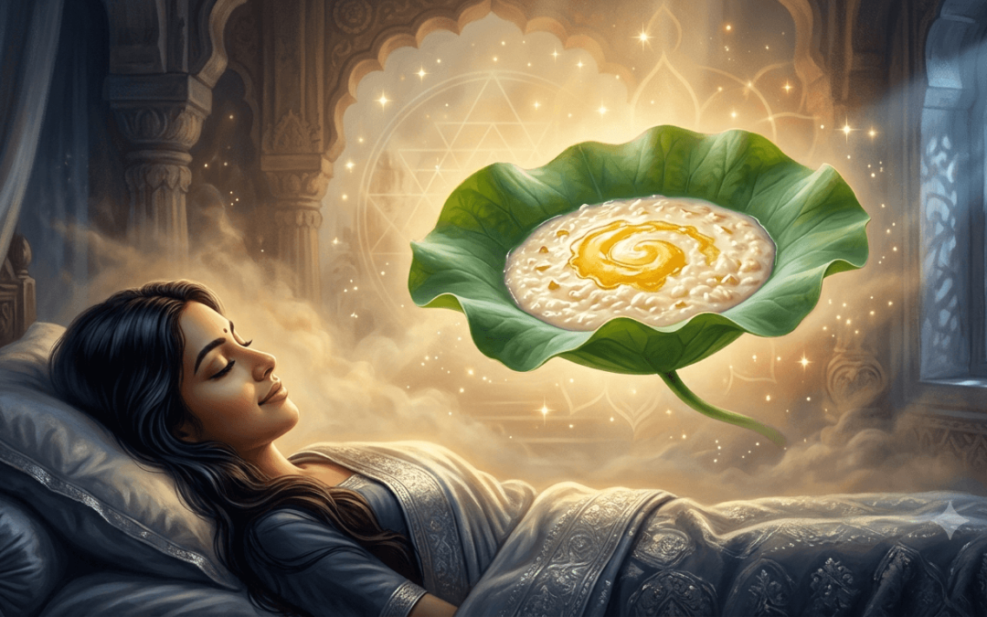 Dream of Eating Kheer (Payasam) with Ghee on a Single Lotus Leaf – Traditional Meaning and Interpretation