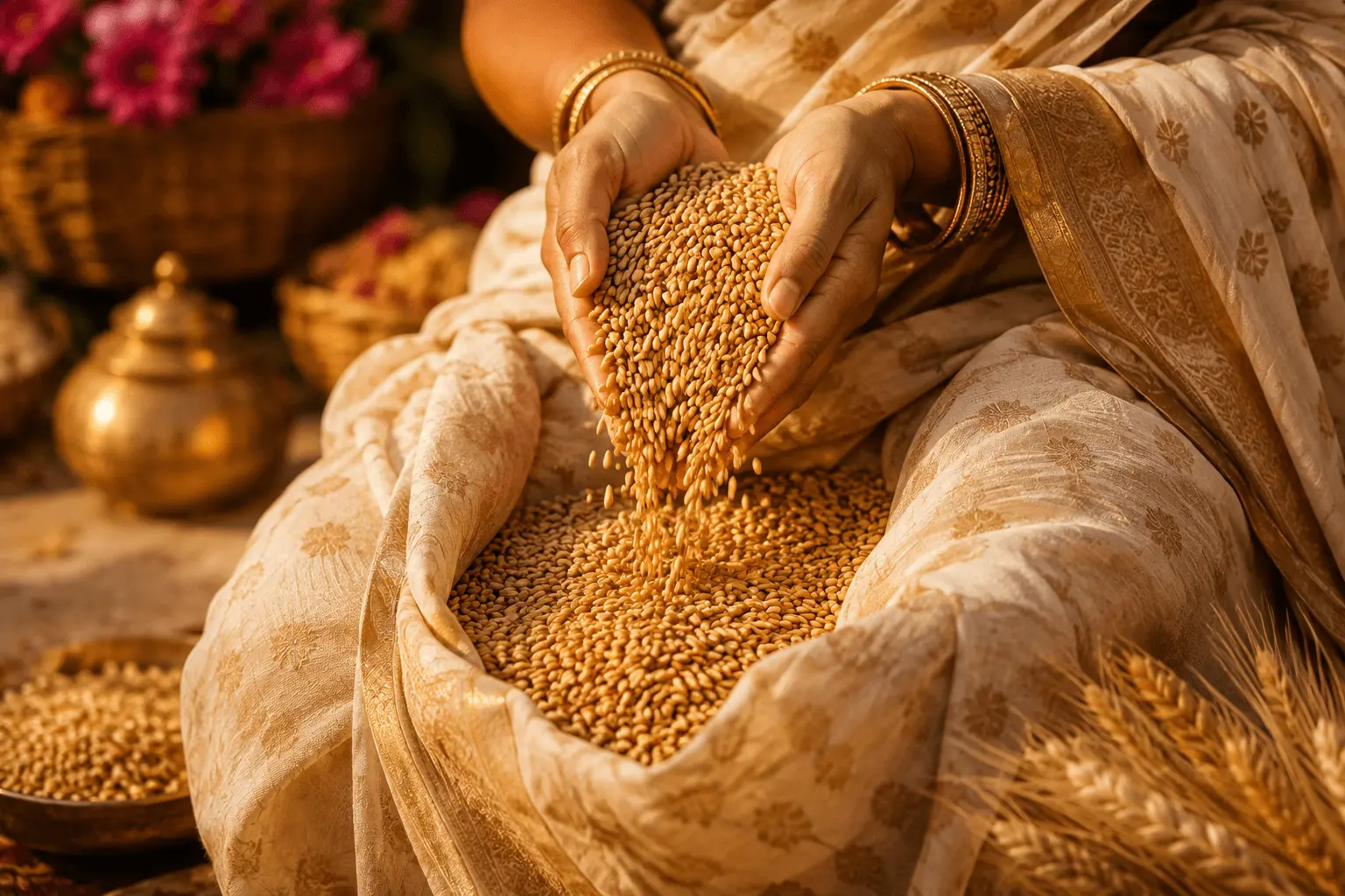 Dream of Filling the Lap with Grain