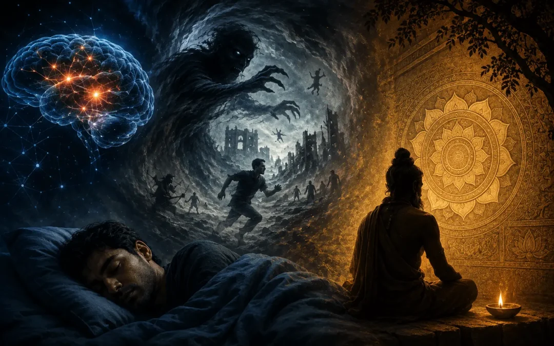 Why Do We Have Nightmares? The Threat Simulation Theory and Vedic Perspectives