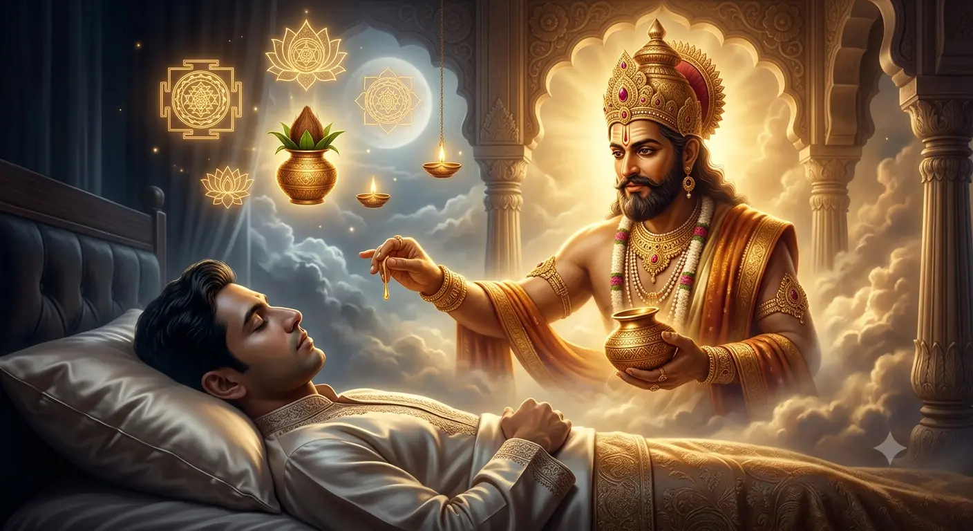 Dream of Being Anointed by a King – Traditional Vedic Meaning and Interpretation